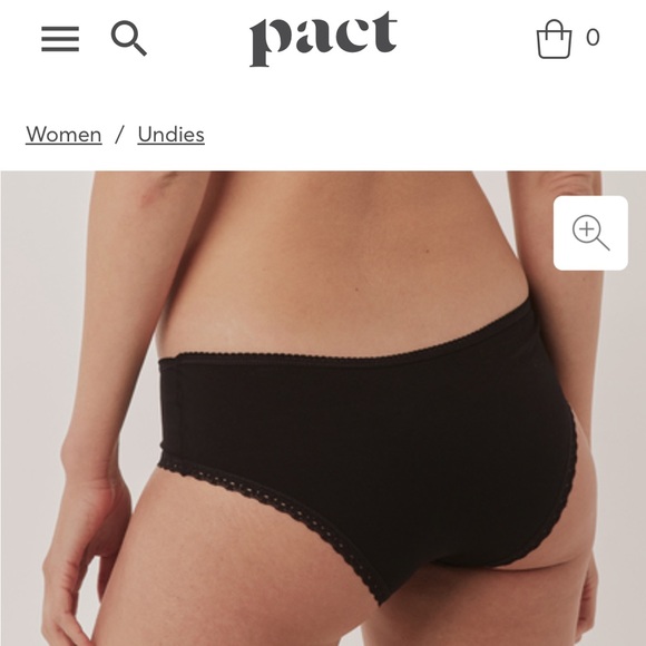 NEW Never Worn - Set of 6, PACT Organic Cotton Women’s Underwear - Size Medium - Picture 3 of 6